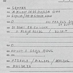 Eastern questionnaire, answ...