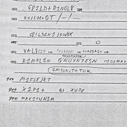 Eastern questionnaire, answ...