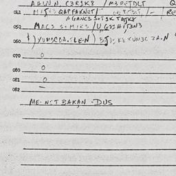 Eastern questionnaire, answ...