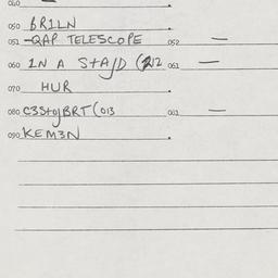 Eastern questionnaire, answ...