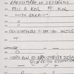 Eastern questionnaire, answ...