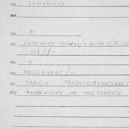 Eastern questionnaire, answ...