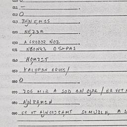 Eastern questionnaire, answ...