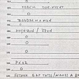 Eastern questionnaire, answ...