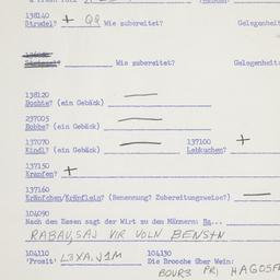 Western questionnaire, answ...