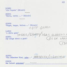 Western questionnaire, answ...