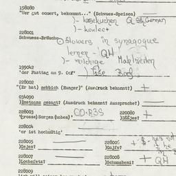 Western questionnaire, answ...