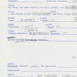 Western questionnaire, answ...
