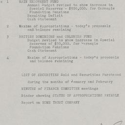 Board Meeting, 3/21/1940
