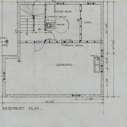 Basement, roof plans