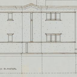 Entrance elevation