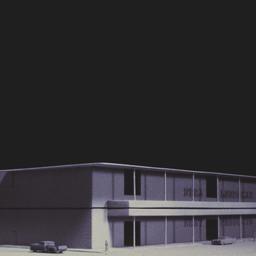 Model, exterior view.