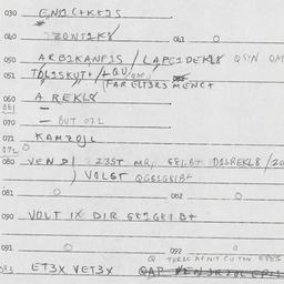 Eastern questionnaire, answ...