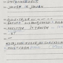 Eastern questionnaire, answ...