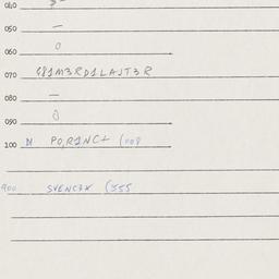 Eastern questionnaire, answ...