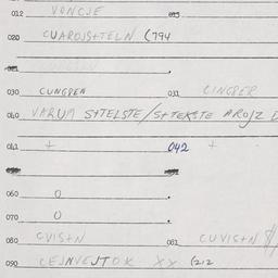 Eastern questionnaire, answ...
