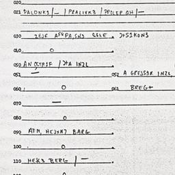 Eastern questionnaire, answ...