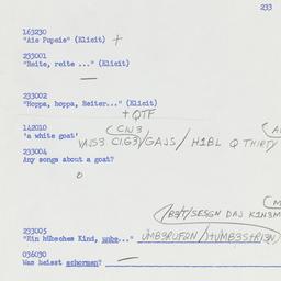 Western questionnaire, answ...