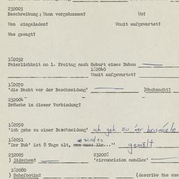 Western questionnaire, answ...