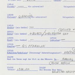 Western questionnaire, answ...