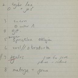 Eastern questionnaire, blue...