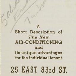 25 E. 83 Street, Complete A...