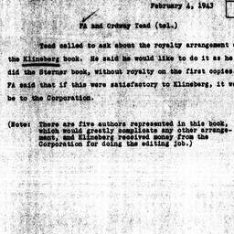 Memorandum from Florence An...