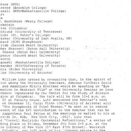 Minutes, 2003-11-20. Cinema...