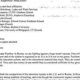 Minutes, 2003-05-06. Ethics...