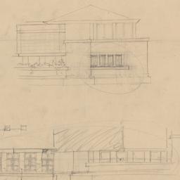Exterior sketch elevations