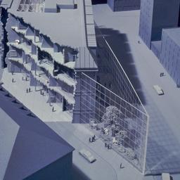 Model, aerial view