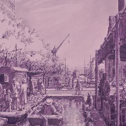 Perspective drawing, restau...