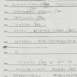 Eastern questionnaire, answ...