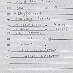 Eastern questionnaire, answ...