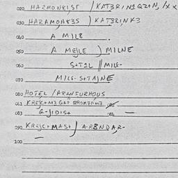 Eastern questionnaire, answ...