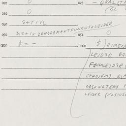 Eastern questionnaire, answ...
