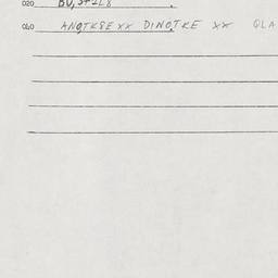 Eastern questionnaire, answ...