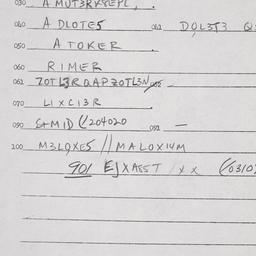 Eastern questionnaire, answ...
