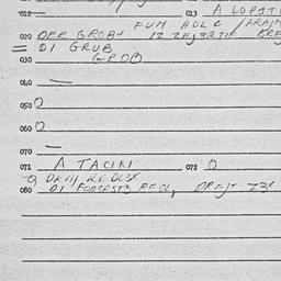 Eastern questionnaire, answ...