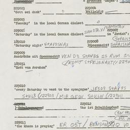 Westerm questionnaire, answ...