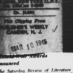 Article announcing Gunnar M...