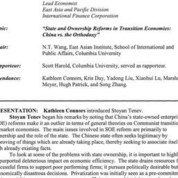 Minutes, 2003-05-07. China:...