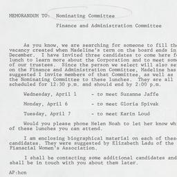 Nominating Committee