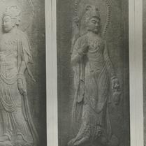 Three bodhisattva statues i...
