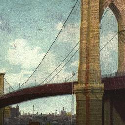 Brooklyn Bridge, New-York.
