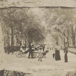 The Mall, Central Park, New...