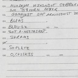 Eastern questionnaire, answ...