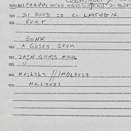 Eastern questionnaire, answ...