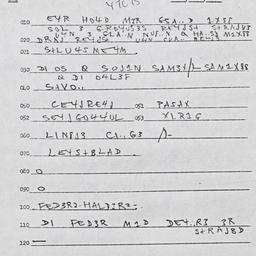 Eastern questionnaire, answ...