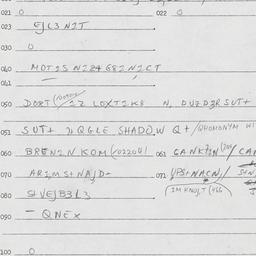 Eastern questionnaire, answ...